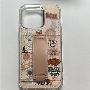 Stylish Pink Phone Case with Stand